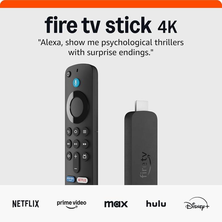 Actual product image Amazon Fire TV Stick 4K (8 GB, Fire OS)