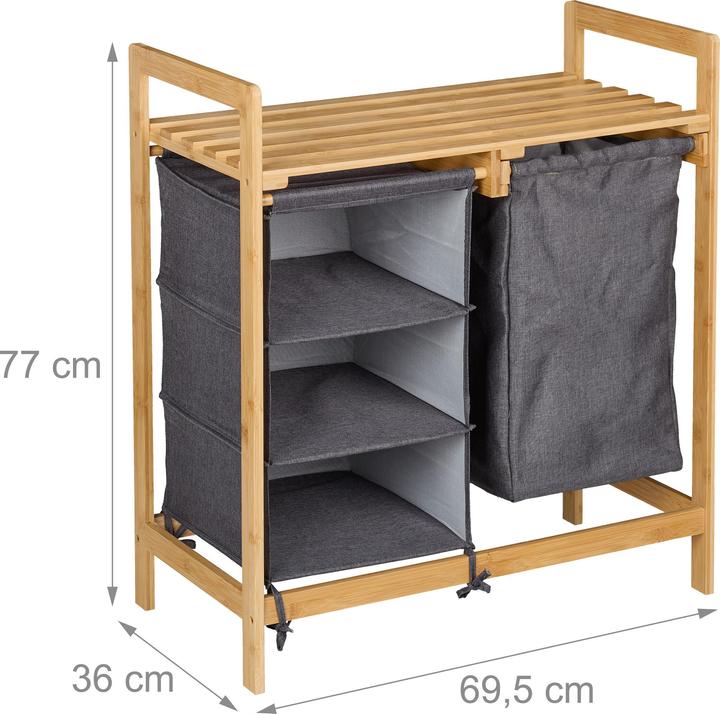 Actual product image Relaxdays Wäschekorbregal (35 l)