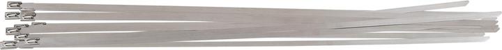 Produktbild KS Tools Edelstahl Kabelbinder mit Kugelverschluss, 4,6x350mm, 100 Stück (Metallkabelbinder, 350 mm, 1 Stk.)