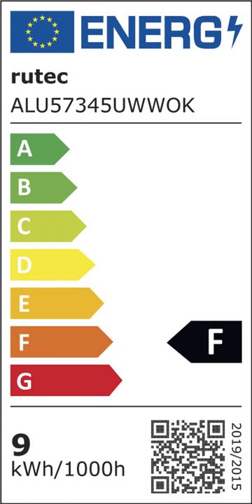 Energy Label Rutec ALU57345UWWOK (694 lm)