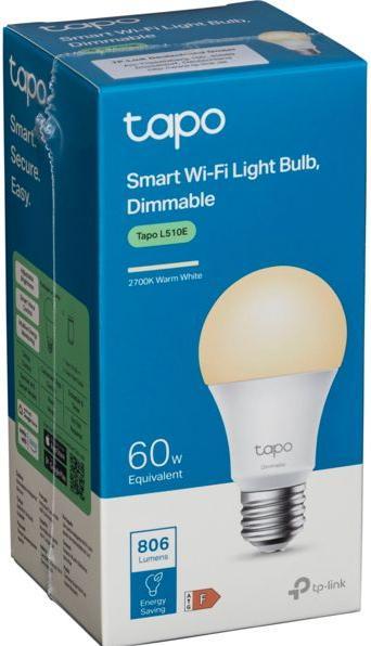 Produktbild TP-Link Tapo L510E (1-pack) (E27, 8.70 W, 806 lm, 1 x, F)