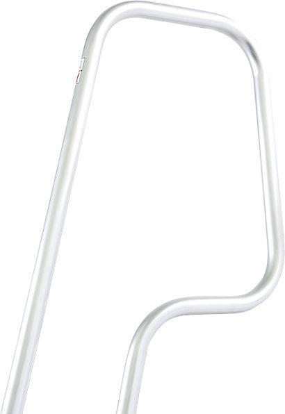 Actual product image Krause STABILO mobile machine steps, 2 fixed castors, hand rail on one side, 3 steps. (Scaffolding, 88 cm)
