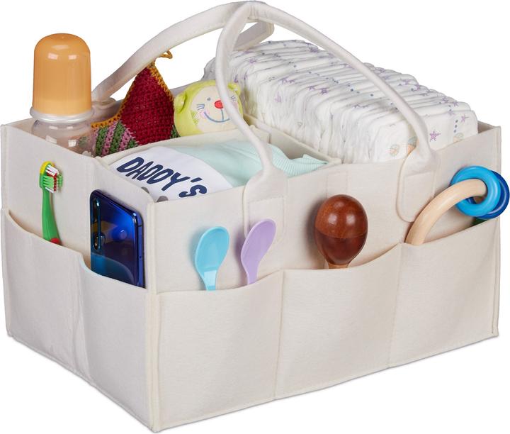 Relaxdays Caddie pour couches de bébé