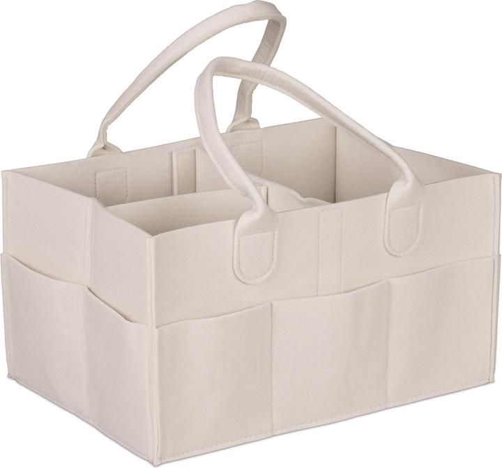 Actual product image Relaxdays Baby nappy caddy