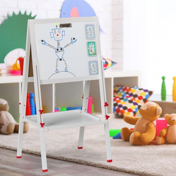 Actual product image Relaxdays Children's play easel