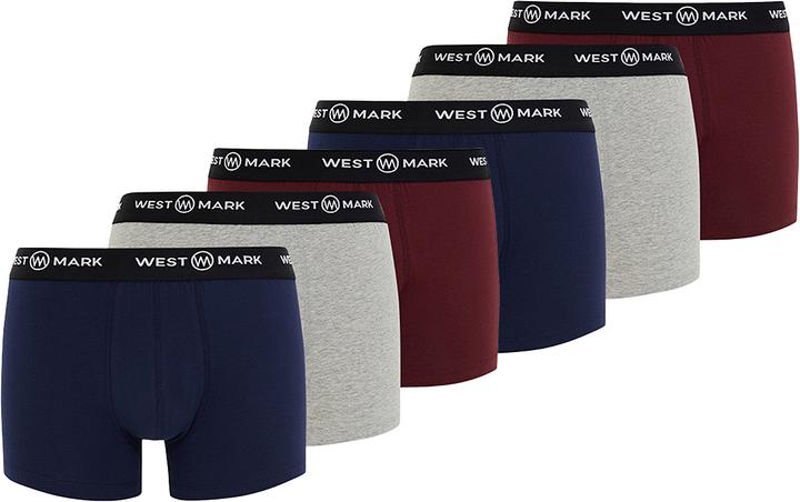 Grey Melange, Bordeaux, Navy