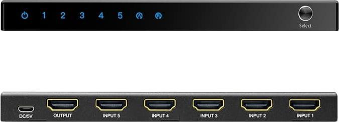 Actual product image LogiLink Switch HDMI 5x1 Port