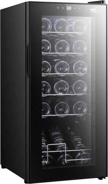 Produktbild Melchioni Vermentino 18 C Weinkeller mit Kompressor Kostenlose Installation Schwarz 18 Flaschen/Flaschen