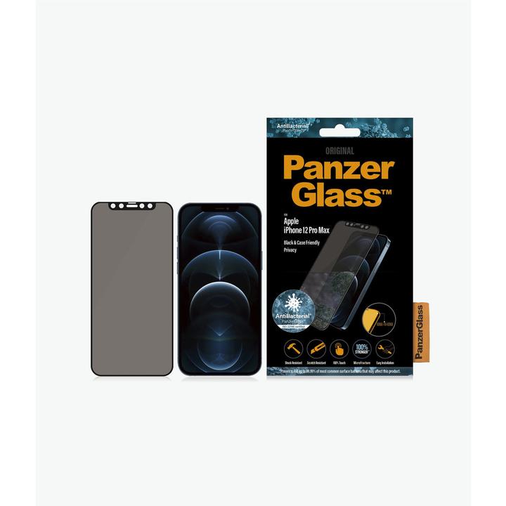 Actual product image PanzerGlass Case Friendly Privacy (1 Piece, Apple iPhone 12 Pro Max)