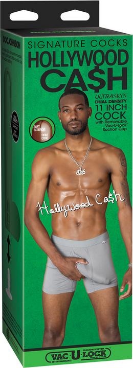 Produktbild Doc Johnson Hollywood Cash - Realistic ULTRASKYN Dildo - 11 / 29 cm - Chocolate