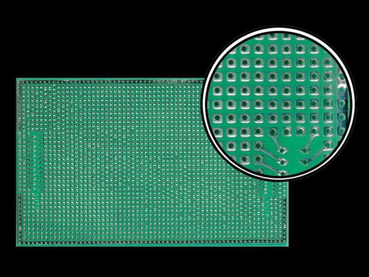 Produktbild Velleman Europlatine Centronix/Sub-D Muster - 100 x 060 mm (Platine)