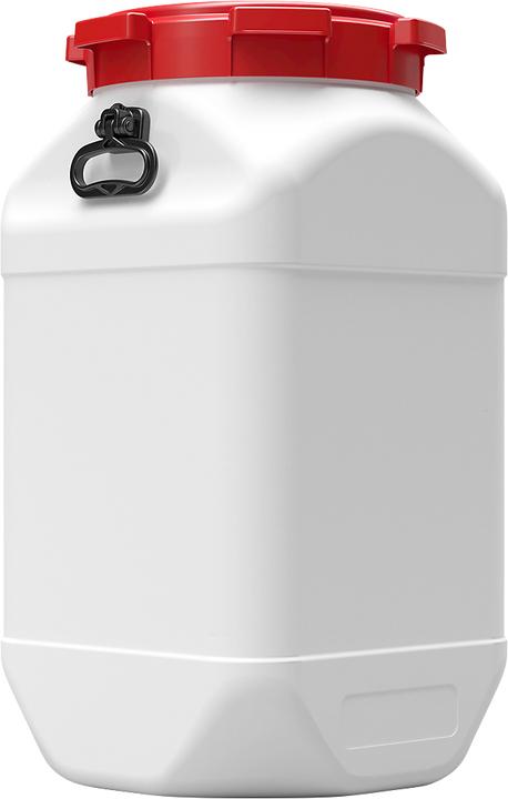 Actual product image Graf Plastic drum CurTec, square, with screw cap, HDPE, waterproof, various. Sizes
