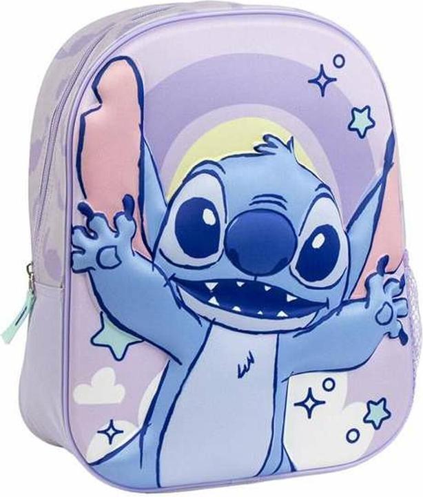 Cerdá Schulrucksack 3D Stitch Lila 25,0 x 31,0 x 10,0 cm