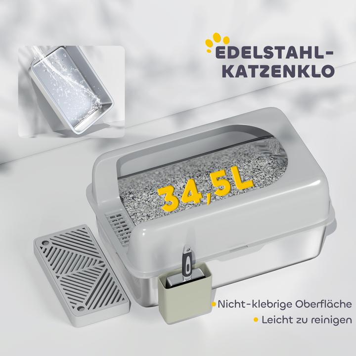 Produktbild PawHut Katzentoilette (Katzenklo offen)