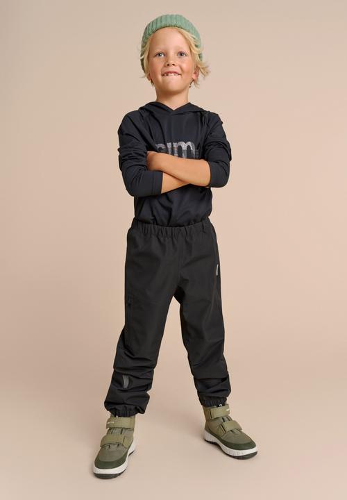 Actual product image Reima Kids Softshell Pants Kuivala Black (128)
