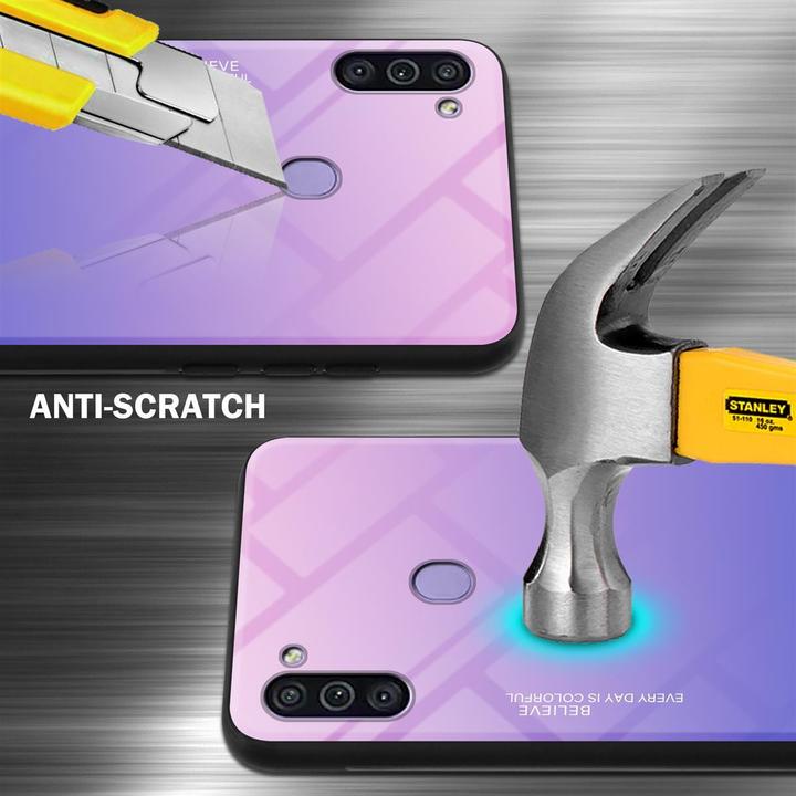 Produktbild Cadorabo TPU 2 Farben Glas Cover (Samsung Galaxy M11, Samsung Galaxy A11)