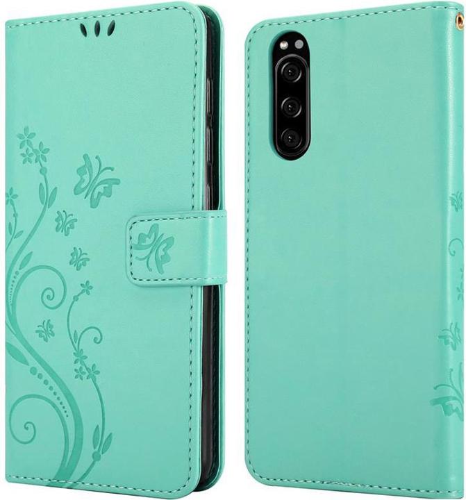 Actual product image Cadorabo Flower Book Cover (Sony Xperia 5)