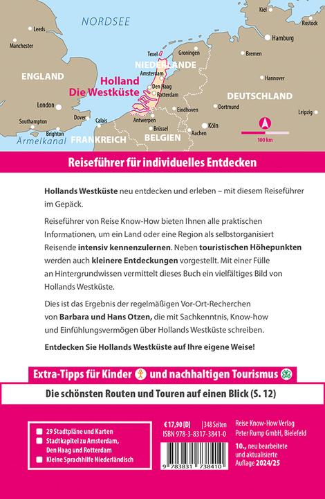 Immagine prodotto Reiseführer Holland - Die Westküste (Tedesco, Barbara Otzen, Hans Otzen, 2024)