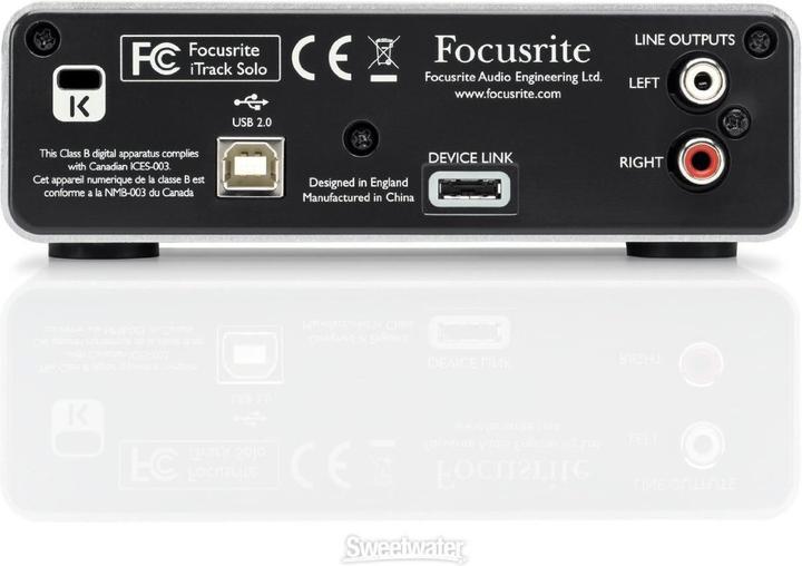 Image du produit Focusrite iTrack Solo (USB)