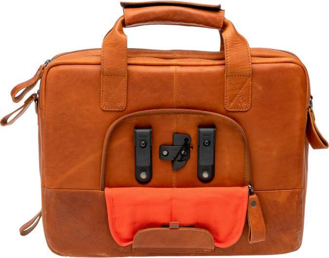 Produktbild New Looxs Radtasche Cali Leder Cognag 17l.