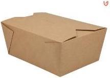 Produktbild MultiLine Takeaway aeske Verive 140/160x195/220x90 mm 2700 ml brun kraft/PLA,180 stk/ps - (180 stk.)
