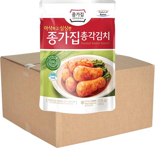 Actual product image Jongga Chonggak Kimchi (Ponytail Radish) (5000 g)