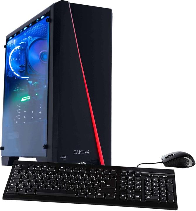 Image du produit Captiva PC Advanced Gaming R85-977 (Ryzen 5 5500/RTX4060 8GB GDDR6/SSD 1TB/32GB/WLAN/Windows 11 Home 64-bit (AMD Ryzen 5 5500, 32 Go, 1000 Go, GeForce RTX 4060)