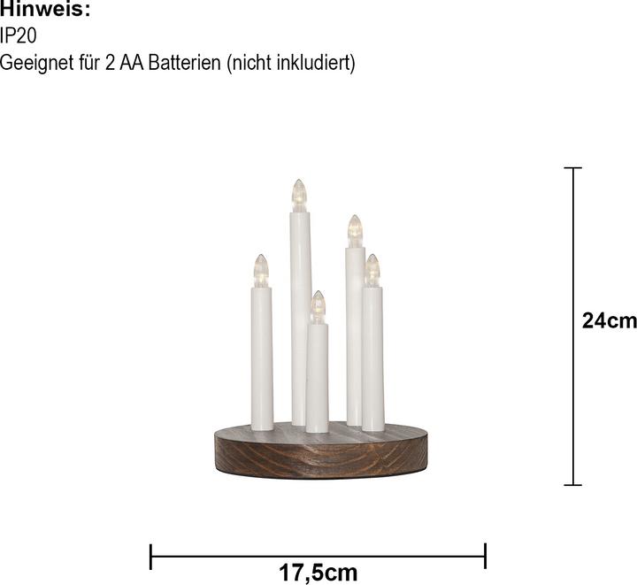 Image du produit Star Trading Chandelier DORIS (Ø 18 cm)