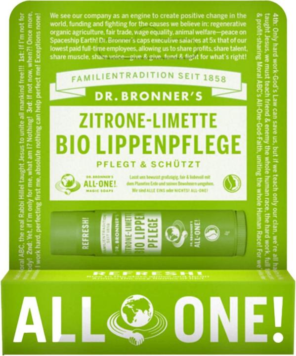 Produktbild Dr. Bronner's Lippenbalsam Zitrone-Limette (Balsam, 4 ml)