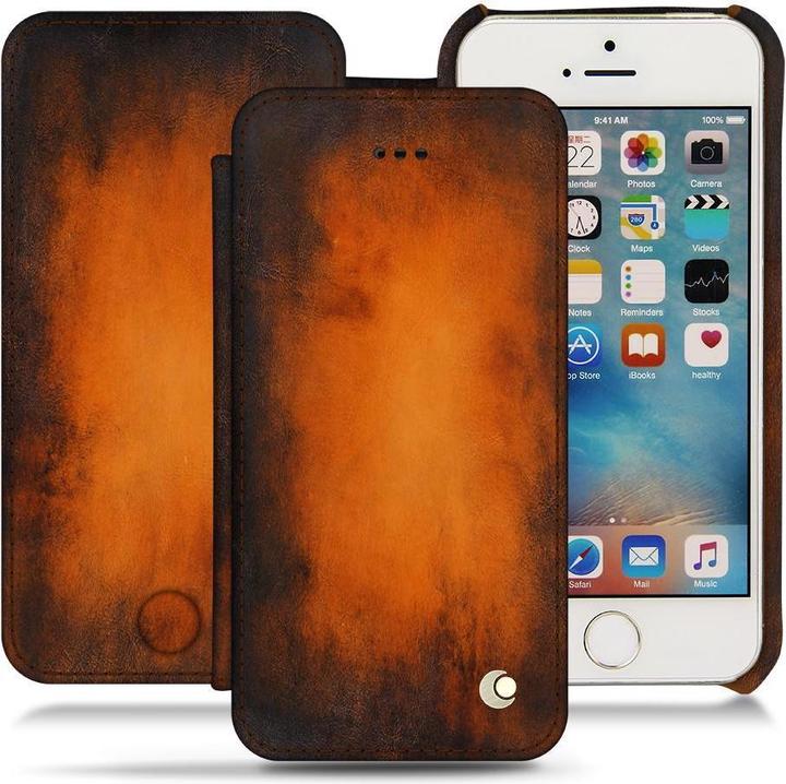Productafbeelding Noreve Lederen omslag horizontaal (Apple iPhone SE)