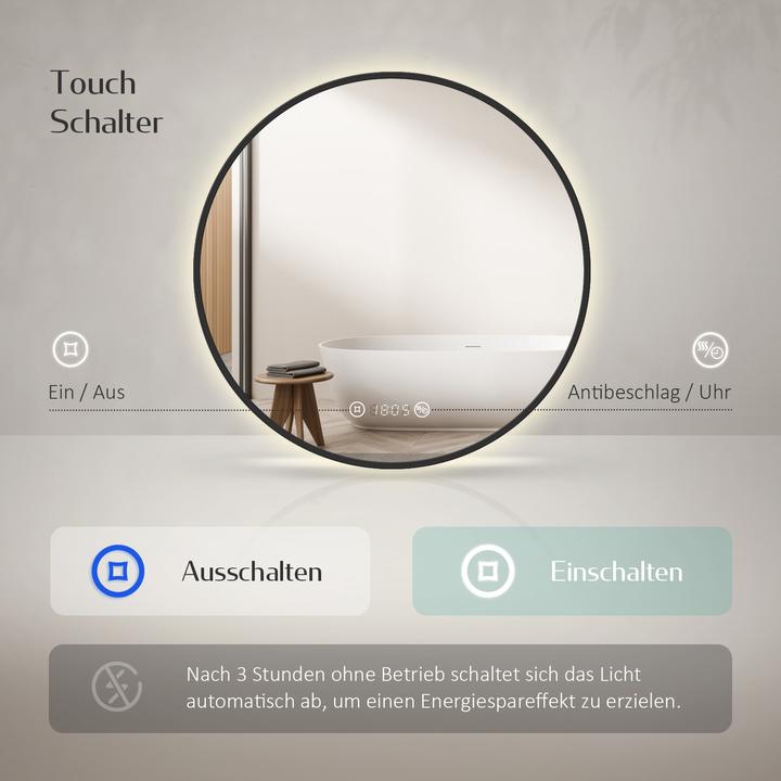 Actual product image Emke Badspiegel (60 x 60 cm)