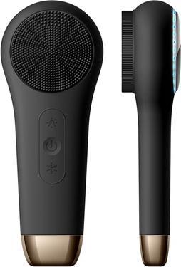 Actual product image Baffs Sonic Facial Cleansing Brush With Phototherapy Function Black