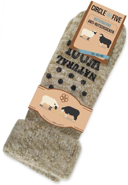 Image du produit Circle Five Chaussons d'hiver avec impression ABS - chaussettes en laine (Une unité par pack, 39 - 42)