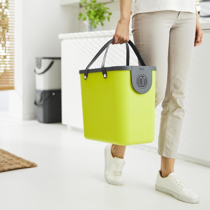 Produktbild Rotho Mülleimer ALBULINO, 25L, gelb sp. (25 l)
