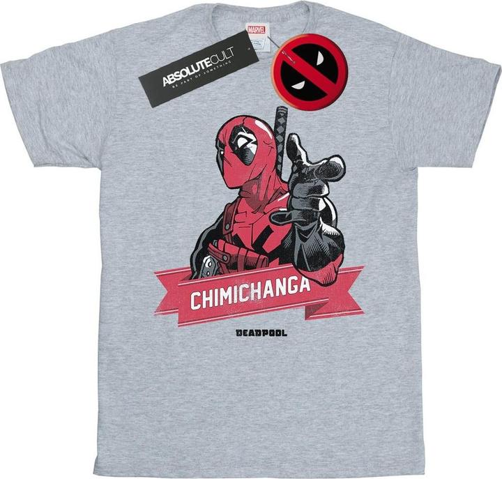 Image du produit - T-shirt DEADPOOL CHIMICHANGA FINGER - Homme (3XL)