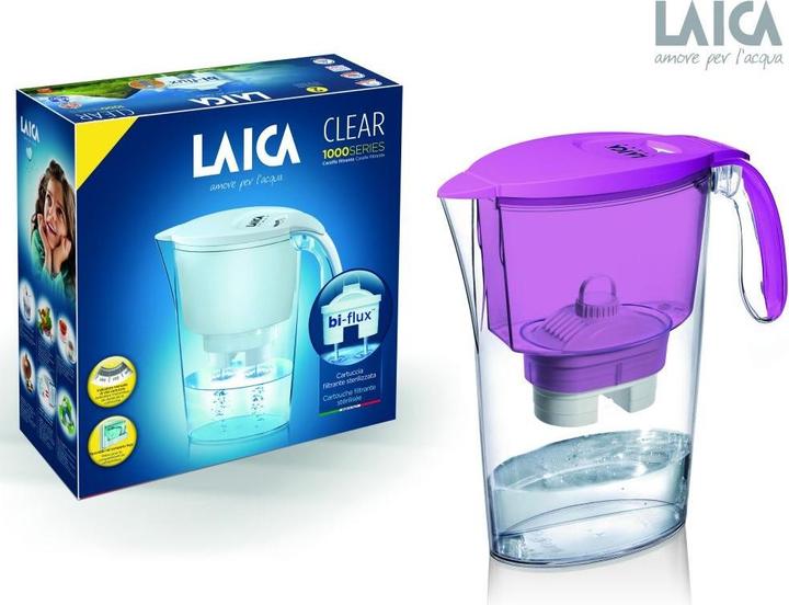 Actual product image Laica Filtravimo ąsotis Clear J11AG (rožinė) + wkład Bi-flux