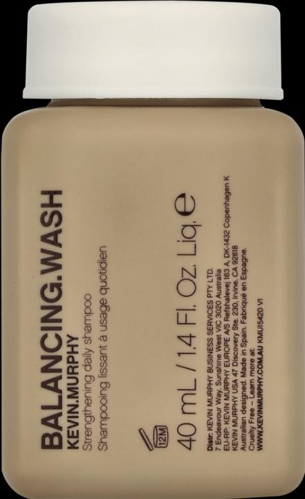Actual product image Kevin Murphy KEVIN MURPHY Balancing Wash Shampoo szampon wzmacniający do włosów farbowanych 40ml (40 ml, Liquid shampoo)
