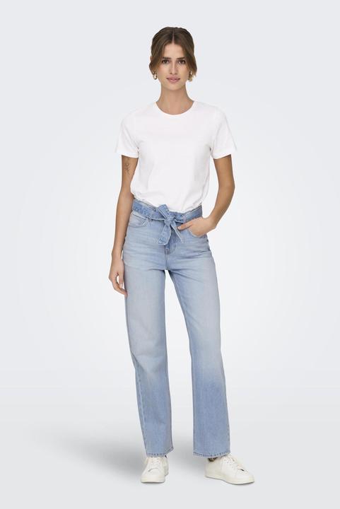 Actual product image Only ONLMADDIE Hohe Taille Weiter Beinschnitt Jeans Straight-Fit jeans (W32/L32)
