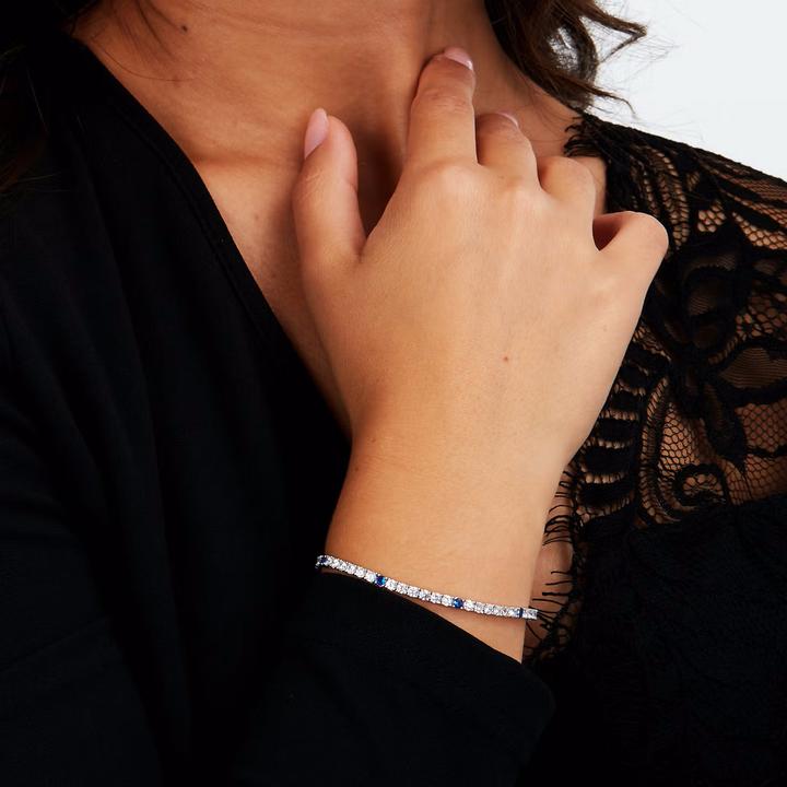 Produktbild Morellato Elegant silver bracelet with zircons Tesori SAIW137 (19 cm, Silber 925)