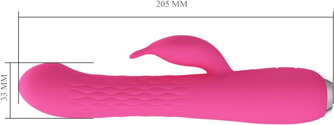 Actual product image Pretty Love Molly Dolphin Vibrator - Pink