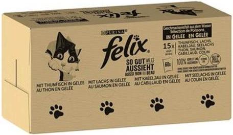 Felix Fisch (Thunfisch, Lachs, Kabeljau, Seelachs) (Adult, 120 Stk., 10200 g)