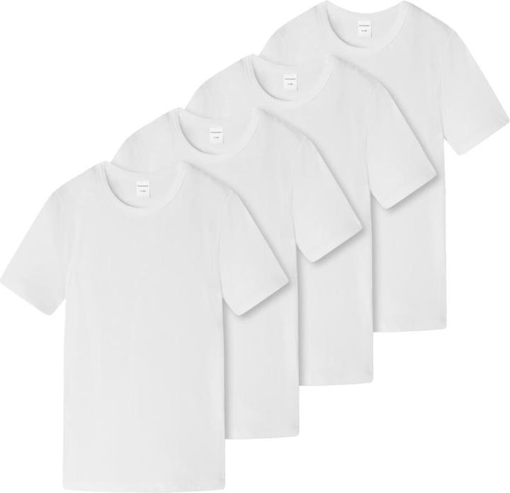 Produktbild Schiesser 4er Pack Teens Boys - 95/5 Organic Cotton T-Shirt / Unterhemd (140)