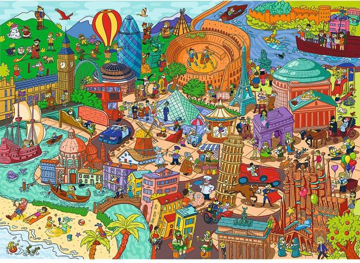 Actual product image Trefl Puzzle 500 - Spy Guy Europe (500 pieces)