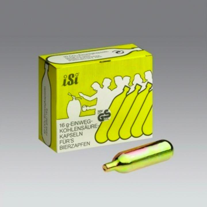 Produktbild Ich-zapfe CO2 Kapseln, Kohlensäurekapseln CO2, 16g, 10er Pack