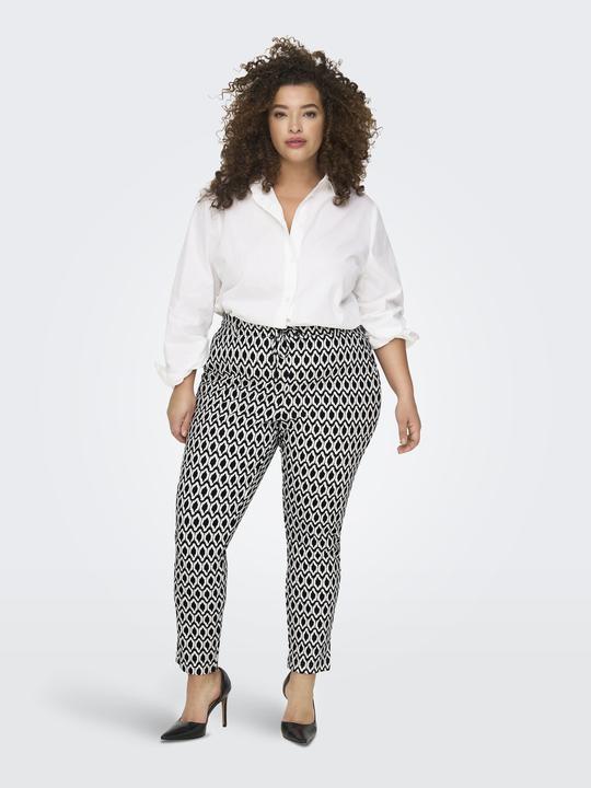 Produktbild Only Curvy gemusterte klassische Hose (W54/L32)