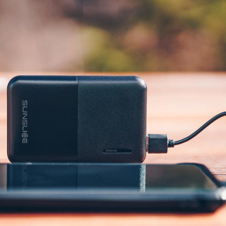 Produktbild Sunslice Externer Akku "Gravity 5" (5000 mAh, 10 W, 18500 Wh)