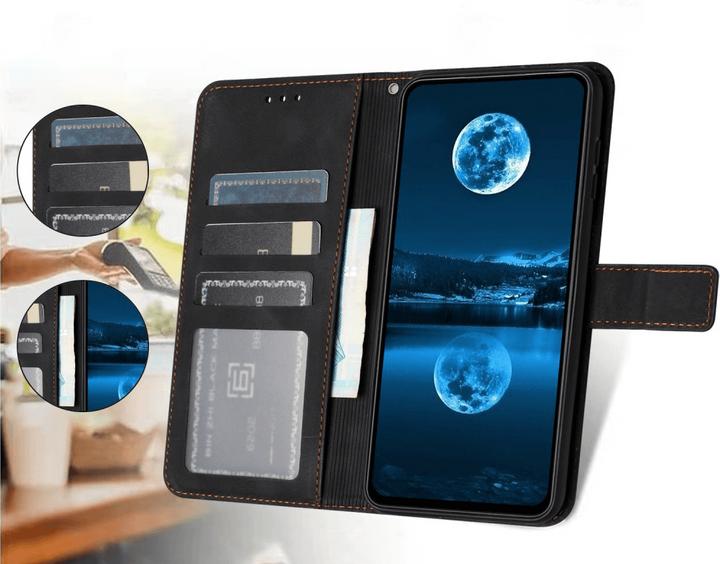 Actual product image Cover-Discount Wildleder Look Etui im Vintage Design (Samsung Galaxy S25 Ultra)