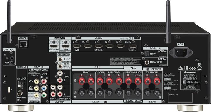 Pioneer Vsx-1130-K (7.2 channels, FM)