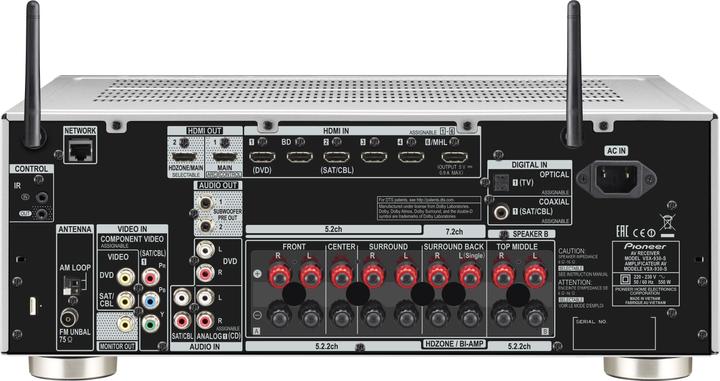 Pioneer Vsx-930 (7.2 channels, FM)