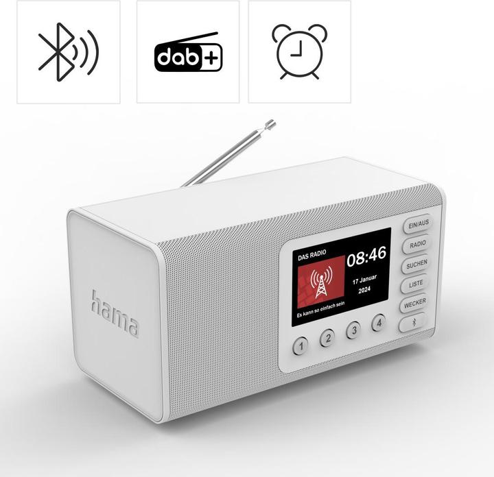 Actual product image Hama DR1001BT (DAB+, FM, DAB, Bluetooth)